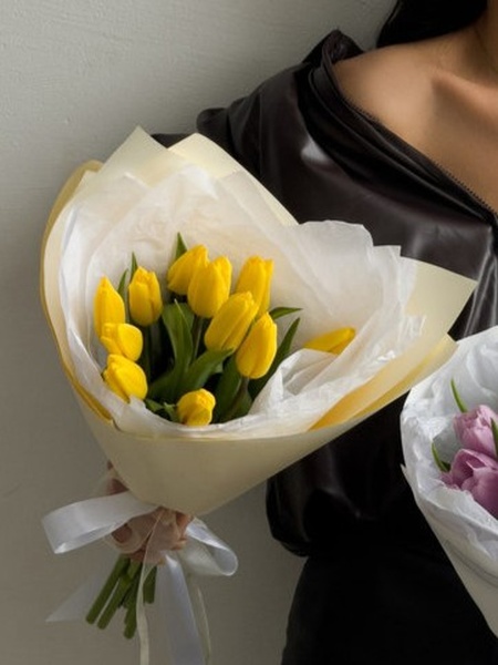 Монобукет из тюльпанов №284