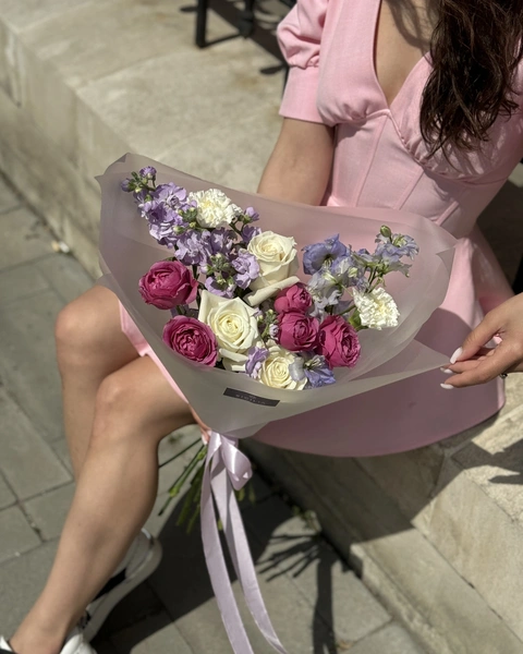 Авторский букет цветов №117