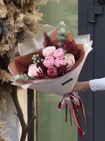 Авторский букет цветов №195