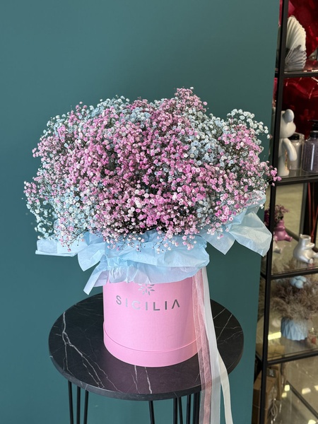 Моно-композиция из гипсофилы №264