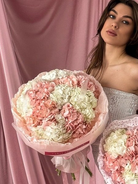 Монобукет из гортензий №248