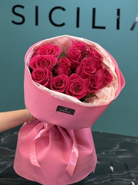 Монобукет из эквадорских роз №237