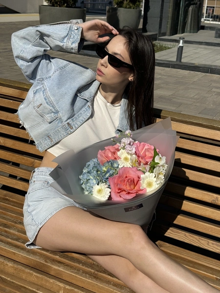 Авторский букет цветов №113