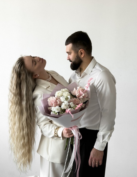 Авторский букет цветов №262