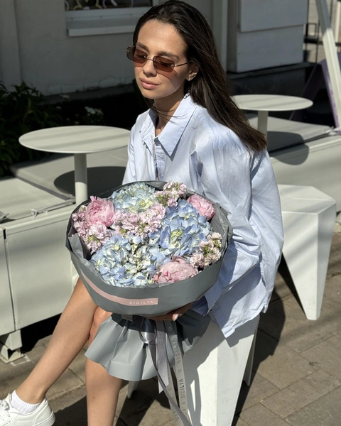 Авторский букет цветов №133