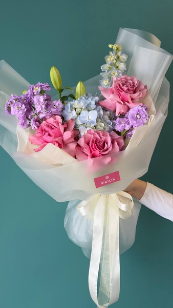 Авторский букет цветов №266