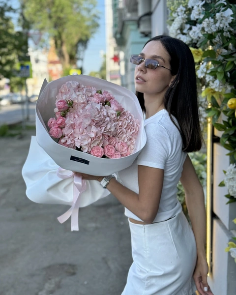 Авторский букет цветов №129