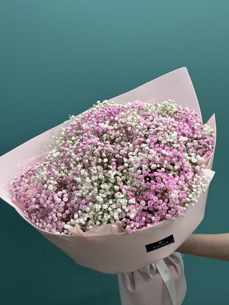 Монобукет из гипсофилы №188