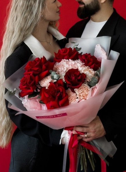 Авторский букет цветов №254