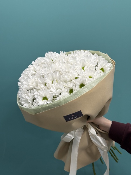 Монобукет из кустовой хризантемы №189